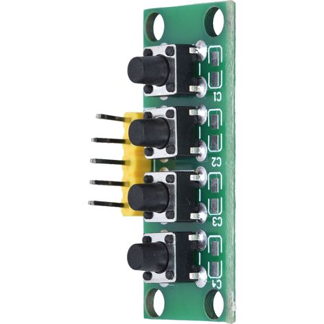 Module de Commande Électronique avec 4 Interrupteurs Indépendants pour Projets DIY (1/5)