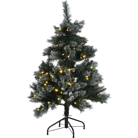 Arbol Led Pvc 84X84X120 150 Leds Nevado Verde NV184490 (1/5)