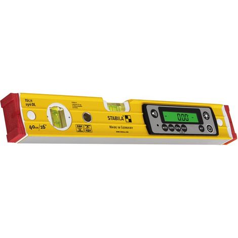 Stabila 19830 Electronic Digital TECH Spirit Level 196 DL 40cm STB19830