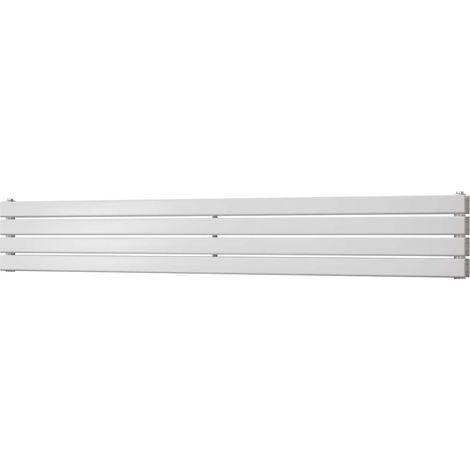 Typhoon Axis - White Horizontal Radiator H272mm x W1800mm Double Panel
