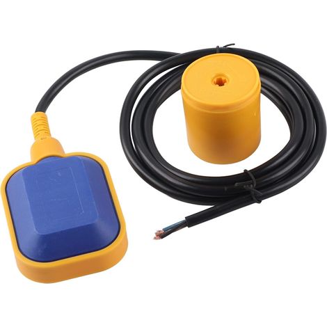 Capteur Niveau Liquide Interrupteur Flotteur 220V 16A Câble 2m pour Réservoir Pompe Automatique (1/5)