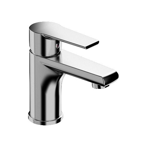 MISCELATORE MONOCOMANDO LAVABO LINEA TEN- Cromo Cartuccia Energy saving- TIEMM- pezzi 1