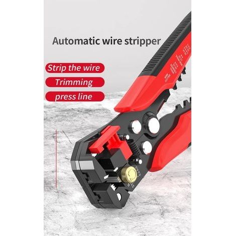 Électricien professionnel fil outil câble dénudeur coupe sertisseuse automatique multifonctionnel sertissage dénudage pince outils multifonction (1/5)