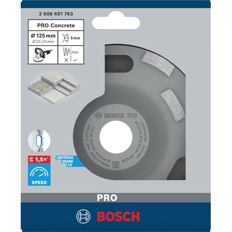 Disque diamant BOSCH PRO 2608601763 EXPERT BETON Ø 125mm HIGH SPEED