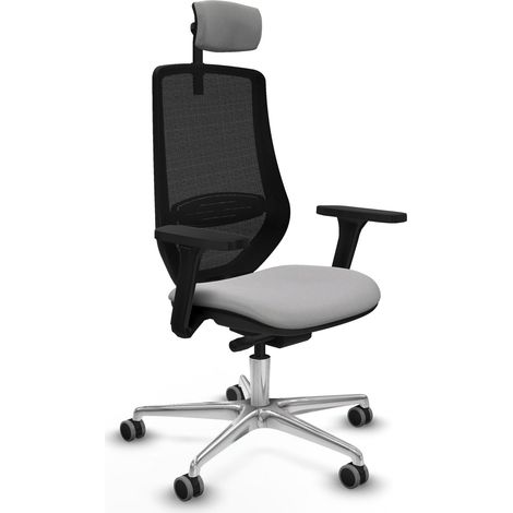Piqueras-y-crespo Mardos Ergonomischer Bürostuhl in Hellgrau