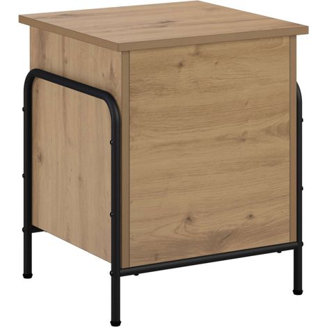 Aufbewahrungsbox Artisan-Eiche 80 x 40 x 49,5 cm Holzwerkstoff vidaXL (1/5)