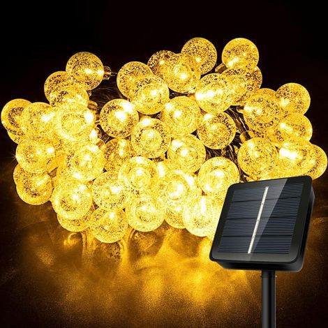 Guirlande lumineuse LED Extérieur et Intérieur, 6M Vintage Guirlande électrique avec corde de chanvre, 20 ampoules LED 8 modes Déco pour jardins Fête Balcon Chambre
