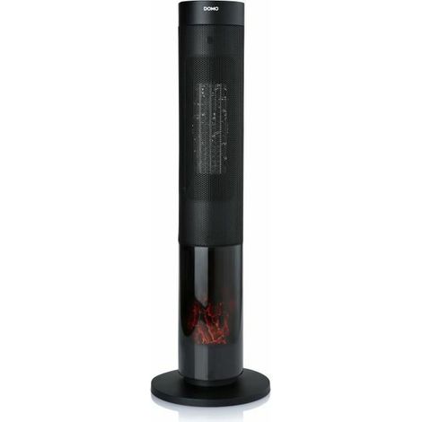 Domo DO7345H stufa in ceramica effetto fiamma nera (1/5)