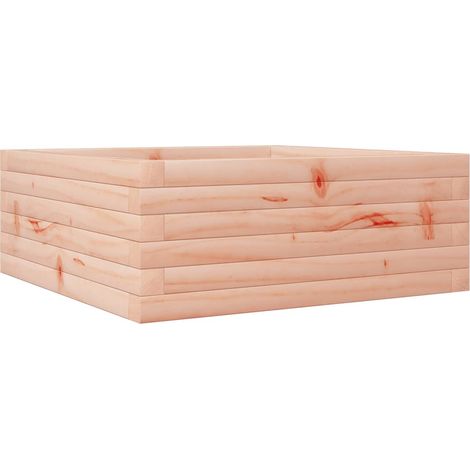 Jardinière Bac à fleurs 60x60x23 cm bois massif douglas (1/5)