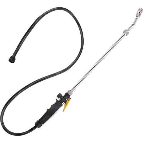 Metall-Gießlanze – 1 Stück – Edelstahl – Verstellbare Düse – Garten- und Autowäsche – 72 cm mit 1,1 m Schlauch (1/5)