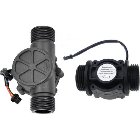 Capteur de débit d'eau (3 pièces), débitmètre de carburant, capteur de débit d'eau, 1 pièce 2-100 L/min et 2 pièces 1-60 L/min (1/5)
