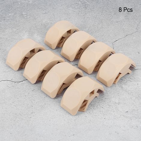 Eckverbinder-Set für Holzbearbeitung, rechtwinklige Klemmen, Paneelverbinder, DIY-Möbel, Holzfarbe (1/5)