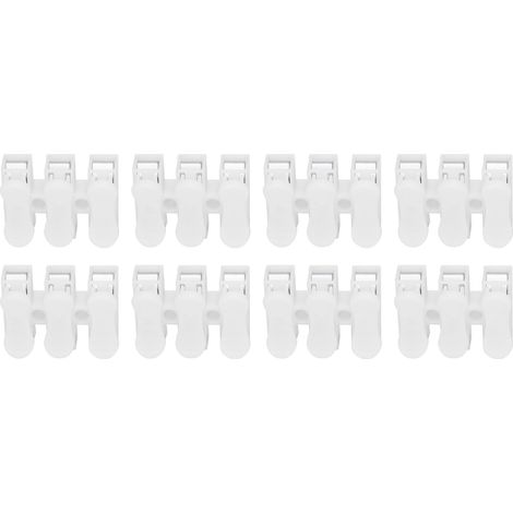 Lot de 500 bornes de connexion rapide à 3 broches pour câbles à poussoir (1/5)