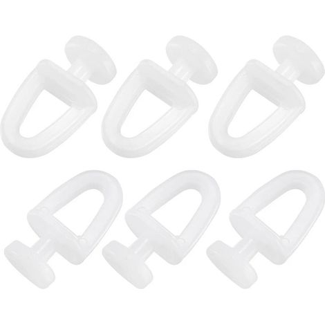 Accessoires pour rideaux en stock : rails, poulies, nouveaux styles, rails droits, rails courbes, rails de guidage, crochets et accessoires (36 pièces). (1/5)