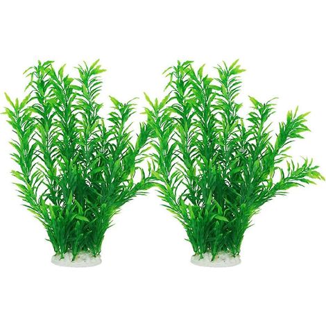Aménagement paysager d'aquarium, plantes aquatiques, décoration d'aquarium, saule vert (1/5)