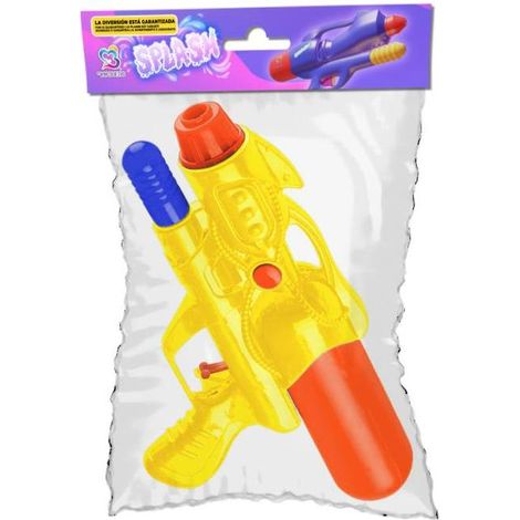 Marbueno pistola de agua plastico presion de aire amarilla