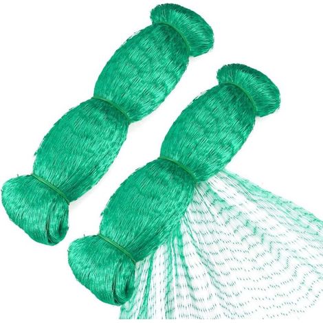 Filet Anti-Oiseaux,Filet de Jardin Vert 2 pièces 4x10m, Filet de Protection pour Filet de Plantes, protège Plantes, Fruits,Fleurs et légumes, Trou de 15mm (1/5)