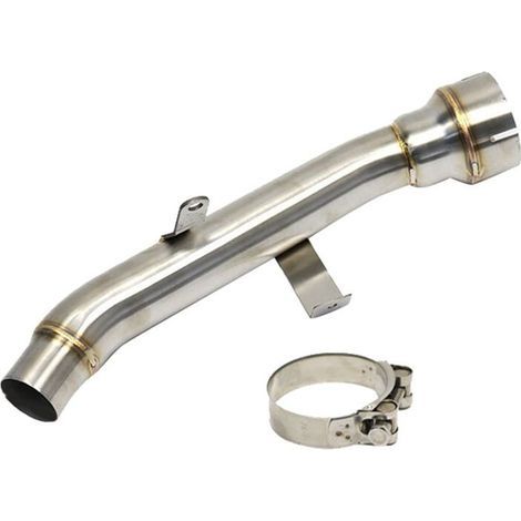 Silencieux D'Échappement de Moto Système D'Échappement Tuyau de Connexion Intermédiaire pour GSXS1000 GSX-S1000F 2015-2019 (1/2)