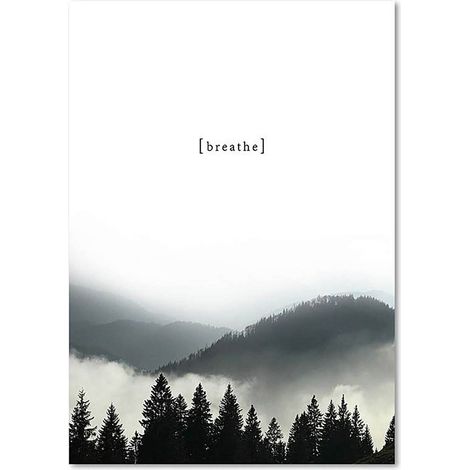 Tableau respirer - 50 x 70 cm (1/4)