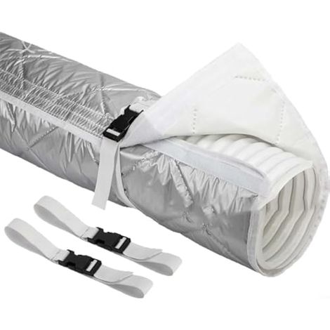 Gaine isolante pour tuyau d'évacuation de climatiseur, manchon isolant pour tuyau d'évacuation de climatiseur, manchon isolant avec élastiques (1/5)