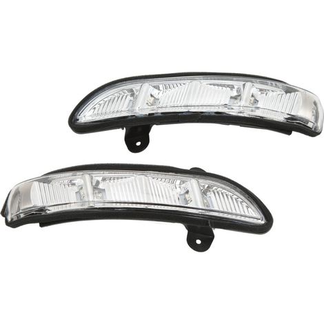 Gelbe Seitenblinker (Paar) für Mercedes-Benz W211, W219, W216 und W221 Modelle.