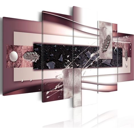 Quadro - Burgundy Harmony - 100x50 (1/4)