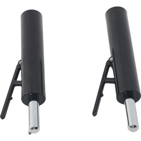 Lot de 2 goupilles de poids en acier ABS pour appareils de musculation, dégressives, pour équipements de fitness, 9,5 mm (1/4)
