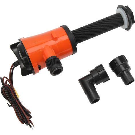 Pompe de cale submersible 12V 800GPH 4A pour bateau, aérateur de vivier, pompe portable aquarium marin, circulation eau de cale, 12 volts. (1/5)