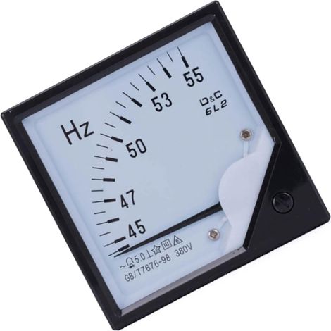 Compteur électrique, instrument de mesure électrique, panneau de compteur analogique 6L2, affichage numérique clair pour générateur en temps réel (1/4)