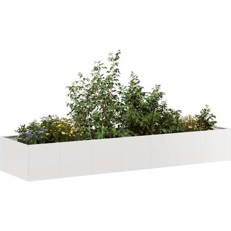 Pflanzkübel 280x80x40 cm Edelstahl