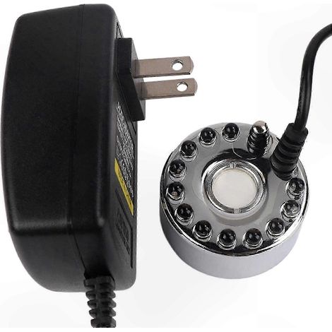 Atomiseur haute puissance avec lumière LED, accessoire pour fontaine et atomiseur de bassin (USA) (1/2)