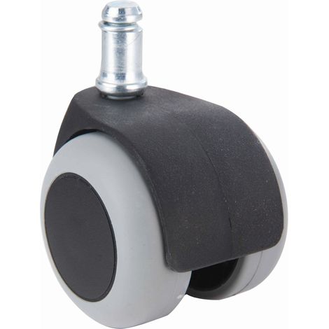 Roulette double 5 cm – Charge maximale 50 kg – Pour sols en moquette, carrelage et PVC – Usage intérieur uniquement – Tente
