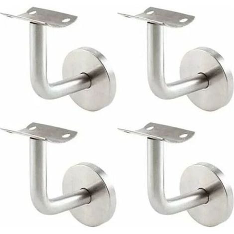 4x Handlaufhalterungen aus Edelstahl 304 für Treppengeländer aus Edelstahl, Wandmontage (1/5)