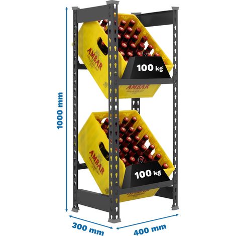 Estantería Simonrack Simonbottle 2-1000x400x300 antracita