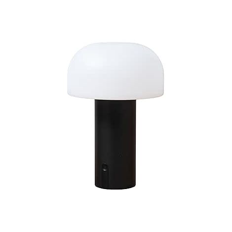 LAMPADA LED FUNGO RICARICABILE E DIMMERABILE NERA (1/2)