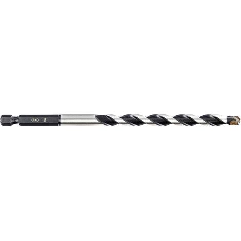 C.K T3114 0815 Acciaio Punta multiuso 8 mm Lunghezza totale 150 mm Alberino esagonale 1 pz. (1/4)