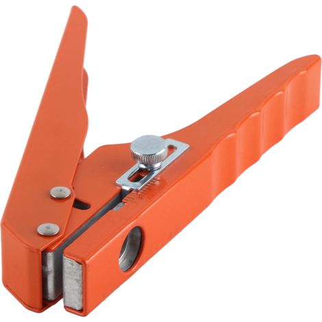 Hochleistungs-Einzellochstanze, PVC-Stanzzange, 10-mm-Fasenschnitt, Kantenwerkzeug für Plastikkarten, professioneller Einsatz (1/5)