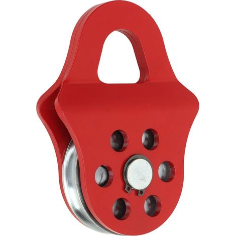 Poulie de treuil robuste, poulie de serrage, diamètre de corde maximum 12 mm, capacité de charge 4T, convient à divers véhicules tels que camions, tracteurs, VTT et UTV. (1/4)