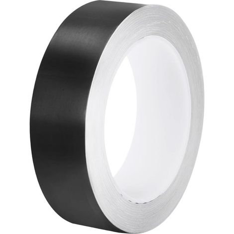 3 cm x 25 m Metallklebeband für Fliesen, ideal für Wände, Schränke, Badezimmer, Böden, Fliesen, Autos und Dekorationen, schwarz