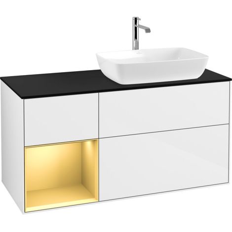 Villeroy & Boch F802HFGF meuble sous-lavabo Finion F80 (1/2)