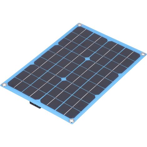 Tragbares 20-W-USB-Netzteil mit Solarpanel aus monokristallinem Silizium zum Laden von Akkus (1/5)