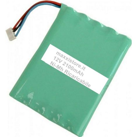GP Batteria Ricaricabile al Ni-Mh compatibile EL.MO AWBAT0000100 12V 2,7Ah