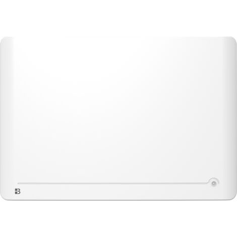 [JAMAIS UTILISÉ] [JAMAIS UTILISÉ] Radiateur électrique fixe à inertie sèche céramique 2000W, détecteur de présence et thermostat interchangeable BESTHERM Diane horizontal blanc