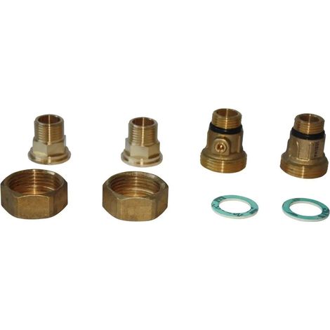 GRUNDFOS Accessori per pompe di circolazione Set di intercettazione R1/2AGxR1/2AG/15mmUp15-14B, 00ID8748