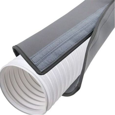 Housse de tube de climatiseur portable, Couverture de tube de climatiseur portable, manchon de protection anti-poussière, housse de tuyau isolée thermiquement pour tuyau d'échappement AC 5921in (1/5)