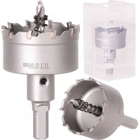 Scie à couronne à carbure pour aluminium 50 mm (1/5)