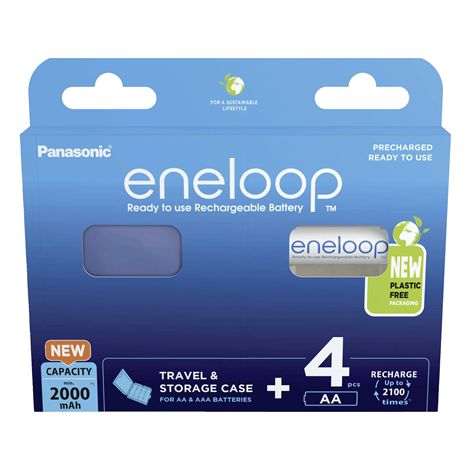 Panasonic  AA  2000 mAh  4 unidades  eneloop BK-3MCDEC4BE (1/2)