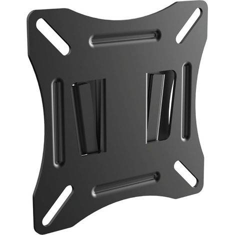 Support Mural Fixe pour TV et Moniteur 13-27" 30 kg Noir (1/3)