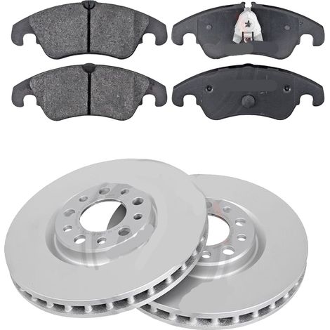 KIT FRENI ANTERIORI compatibile con AUDI A7 (4GA,4GF) - DISCHI + PASTIGLIE OEM: FDB4044 / 18112 , 18098 , 18099 , 18645 /SOSTITUZIONE DIRETTA/BASSA POLVERE/SILENZIOSO (1/5)