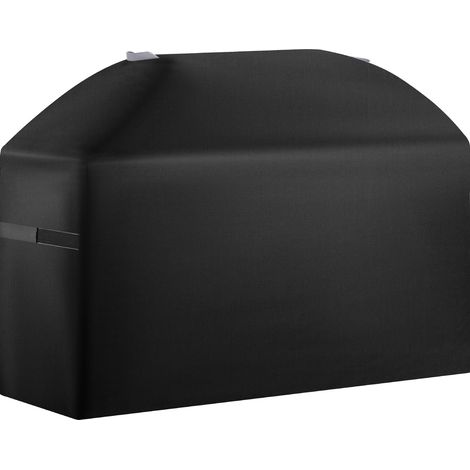 Mophorn Grillabdeckung Abdeckhaube Grillhaube (160 cm) Abdeckplane für Außengrills, wasserabweisend & wetterfest, robustes 600D-Polyester, leicht anzubringen und zu entfernen, mit Klettverschlüssen